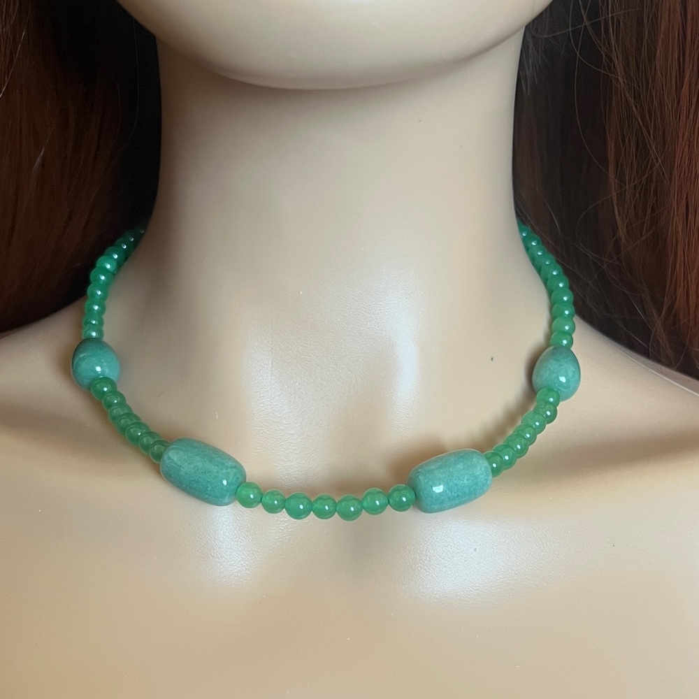Elegant Green Aventurine Necklace